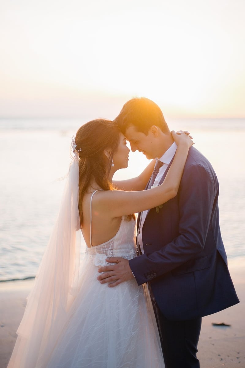 Bride and Groom Exchanging Vows